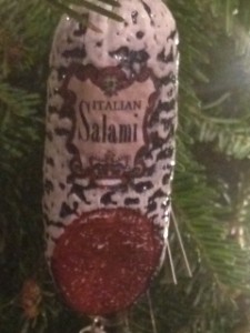 salami ornament